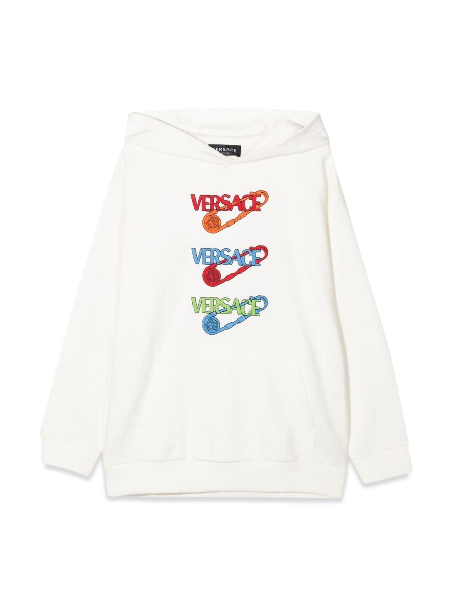 VERSACE FELPA CON CAPPUCCIO PINS