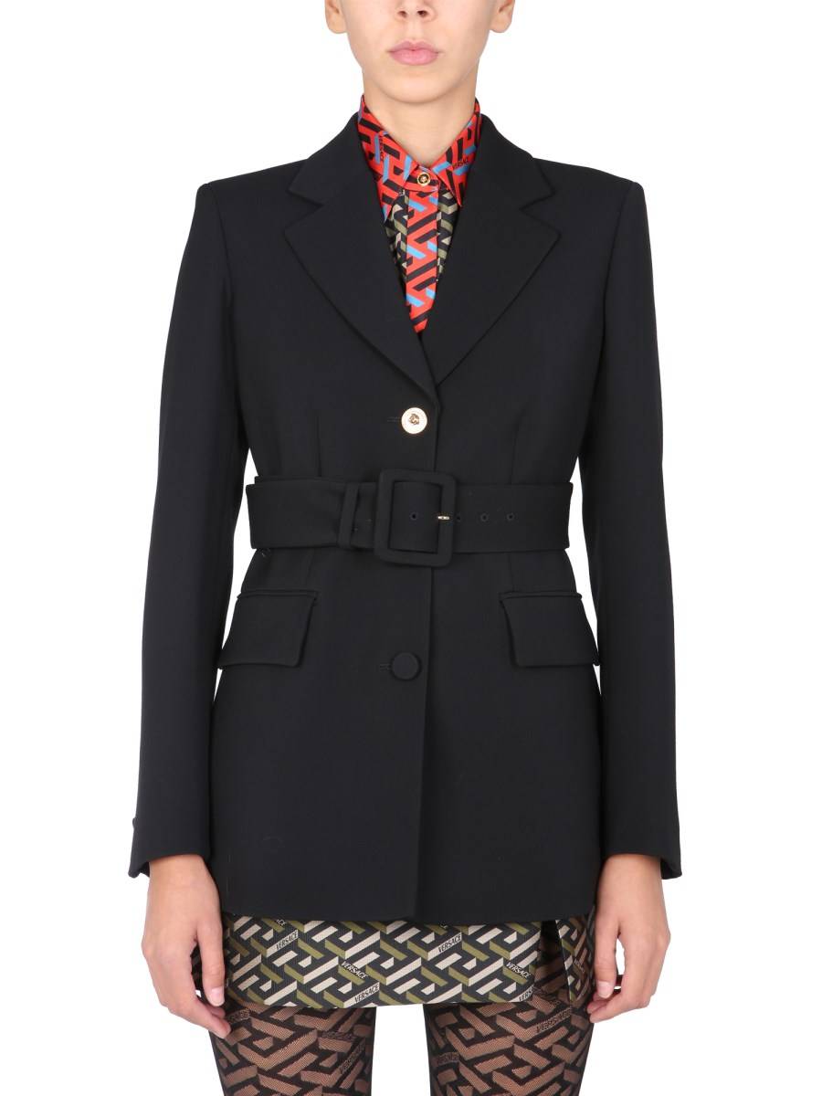 VERSACE GIACCA CON BOTTONE "MEDUSA"