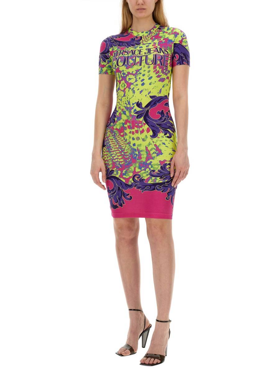 VERSACE JEANS COUTURE ABITO CON STAMPA