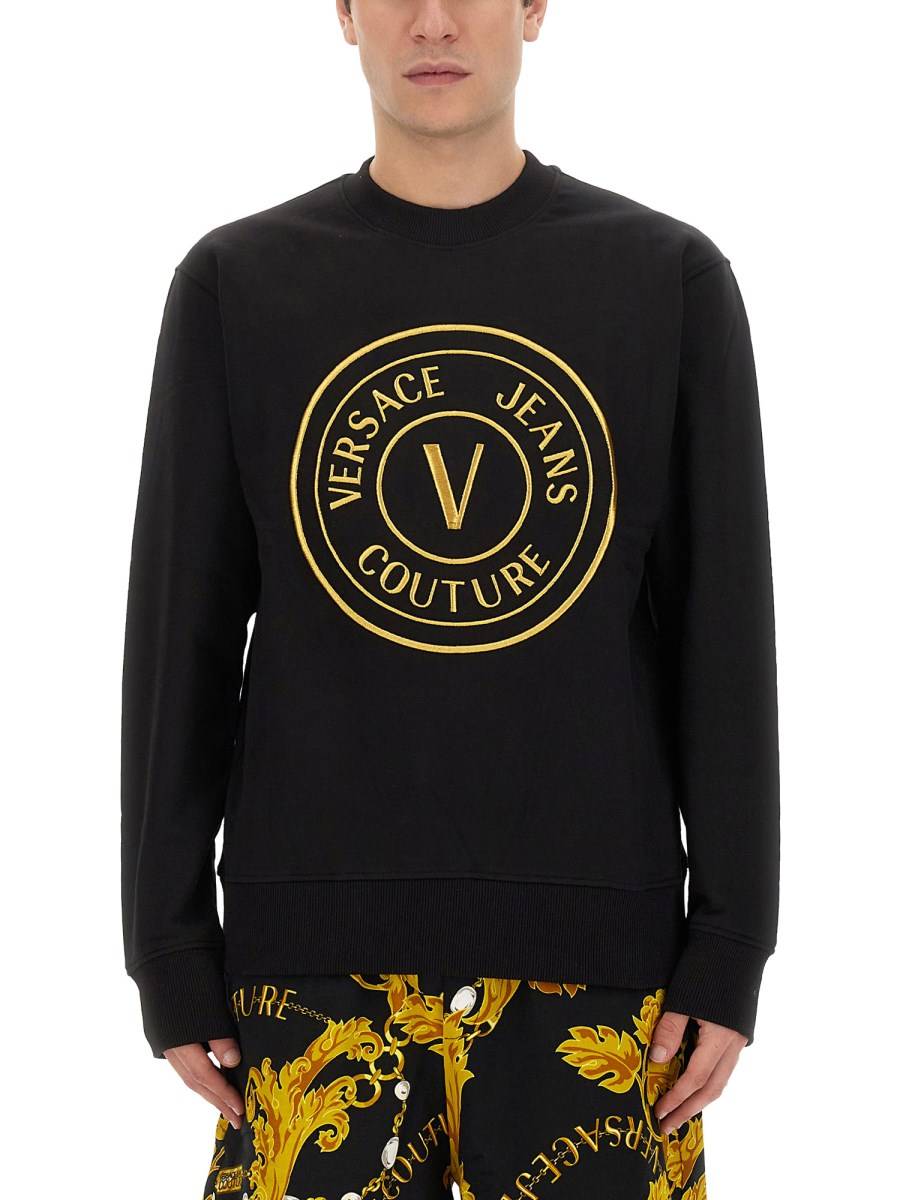 VERSACE JEANS COUTURE FELPA V-EMBLEM