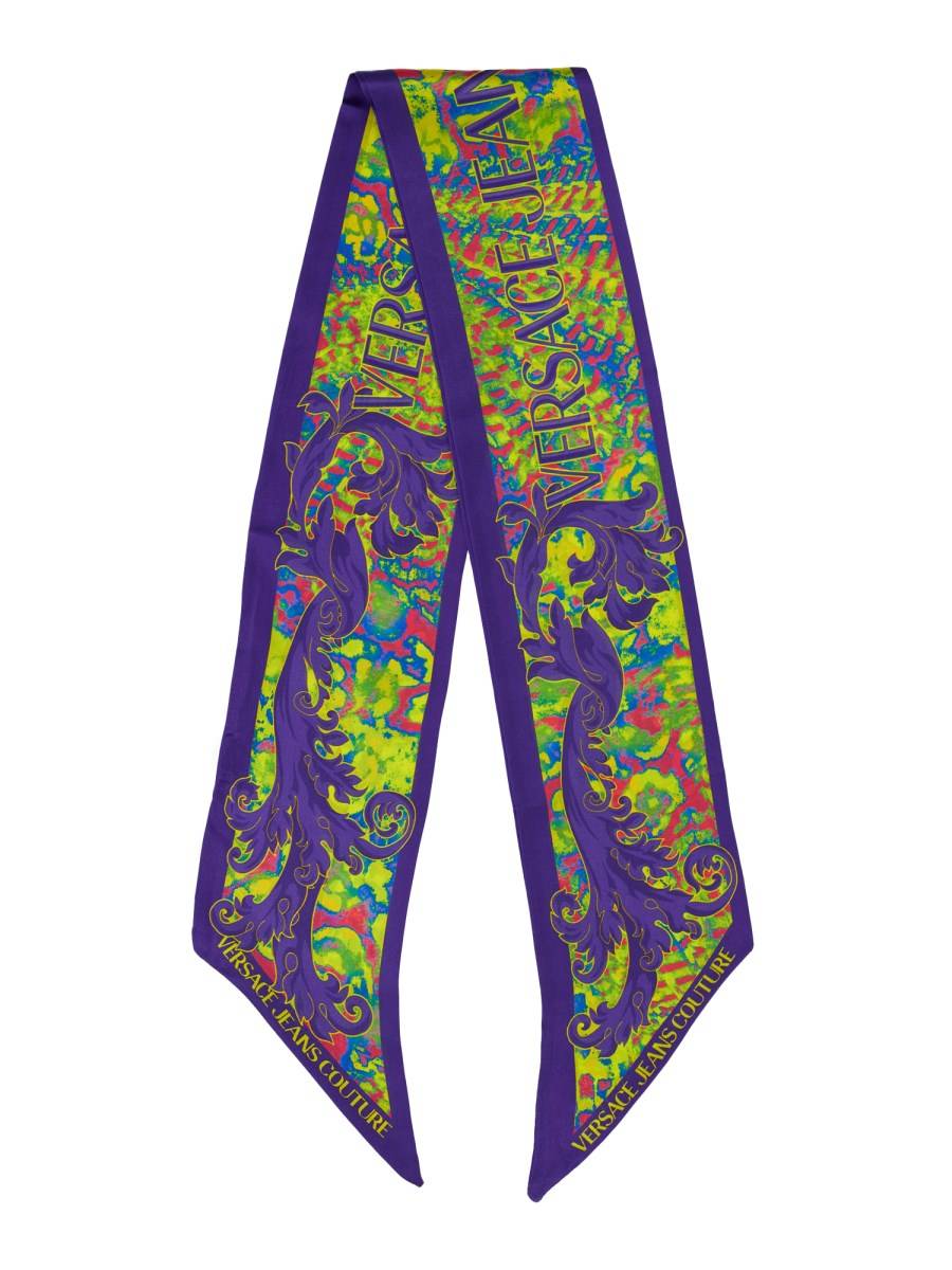 VERSACE JEANS COUTURE FOULARD IN SETA