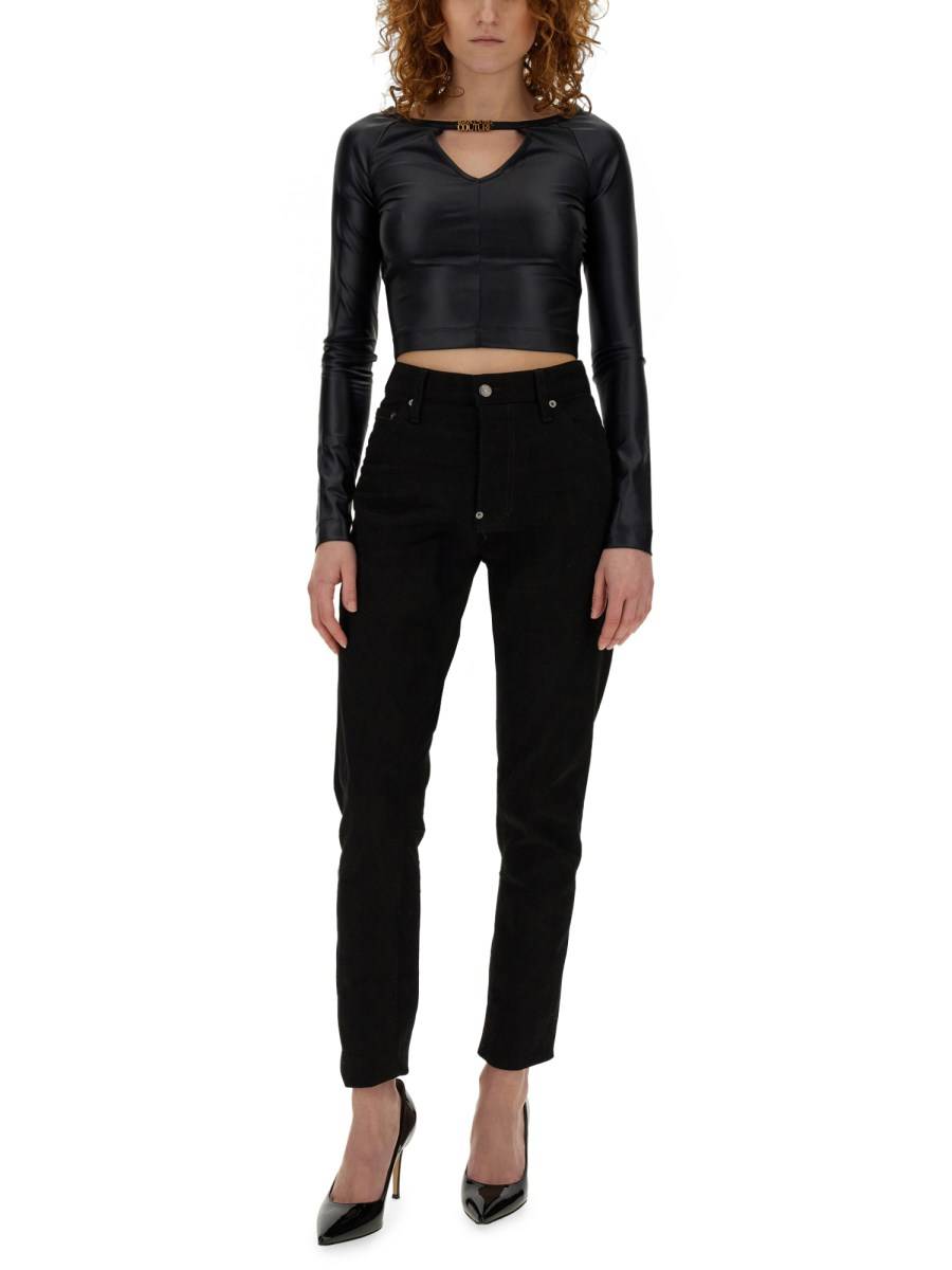 VERSACE JEANS COUTURE TOP CROPPED