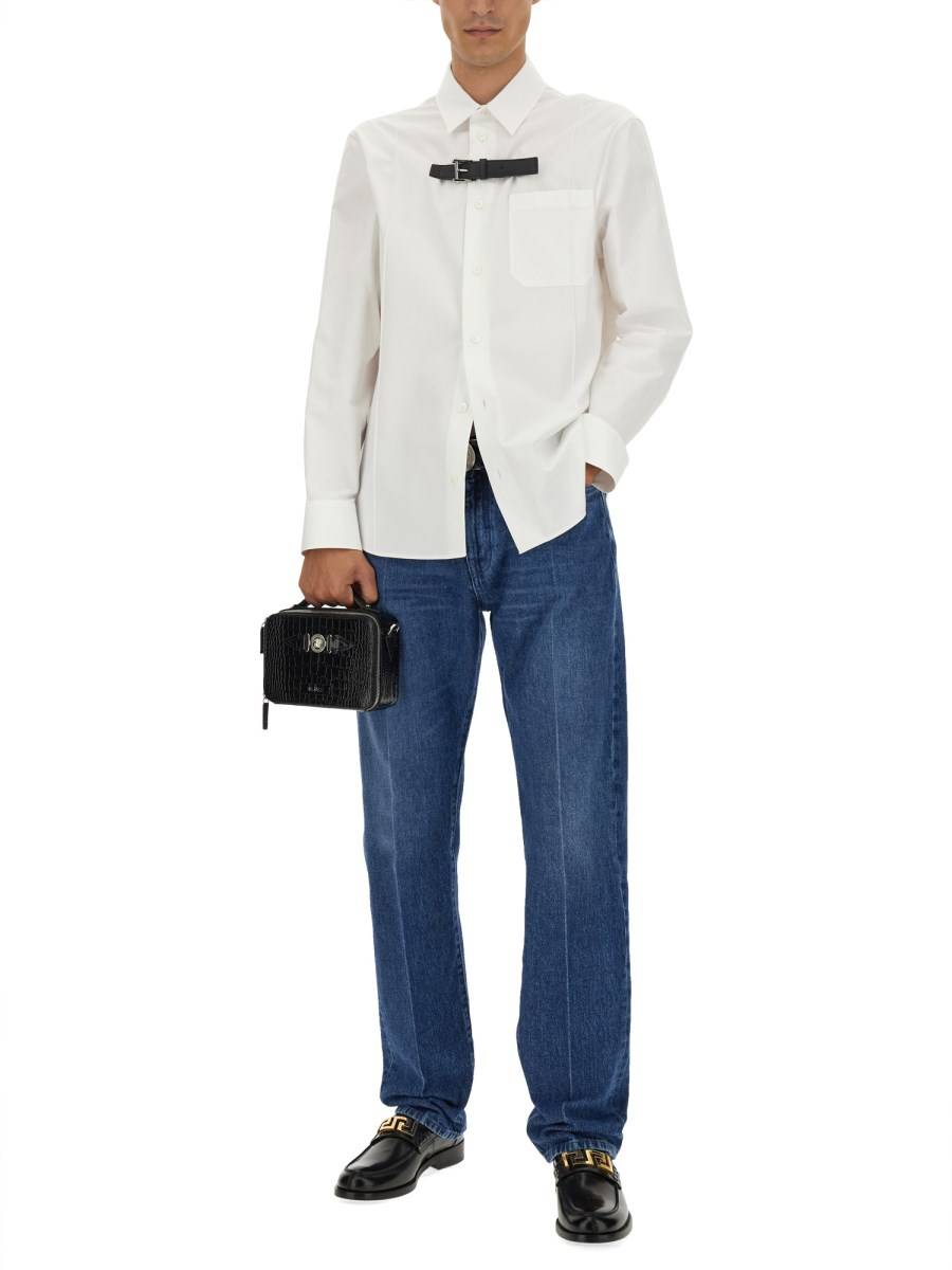 VERSACE JEANS REGULAR FIT IN DENIM DI COTONE