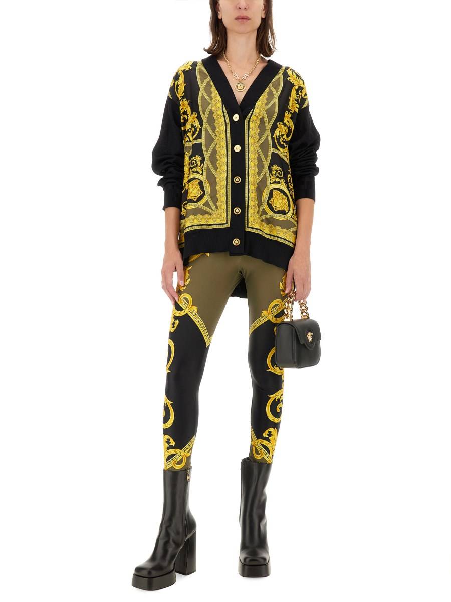 VERSACE LEGGINGS LA COUPE DES DIEUX IN LYCRA