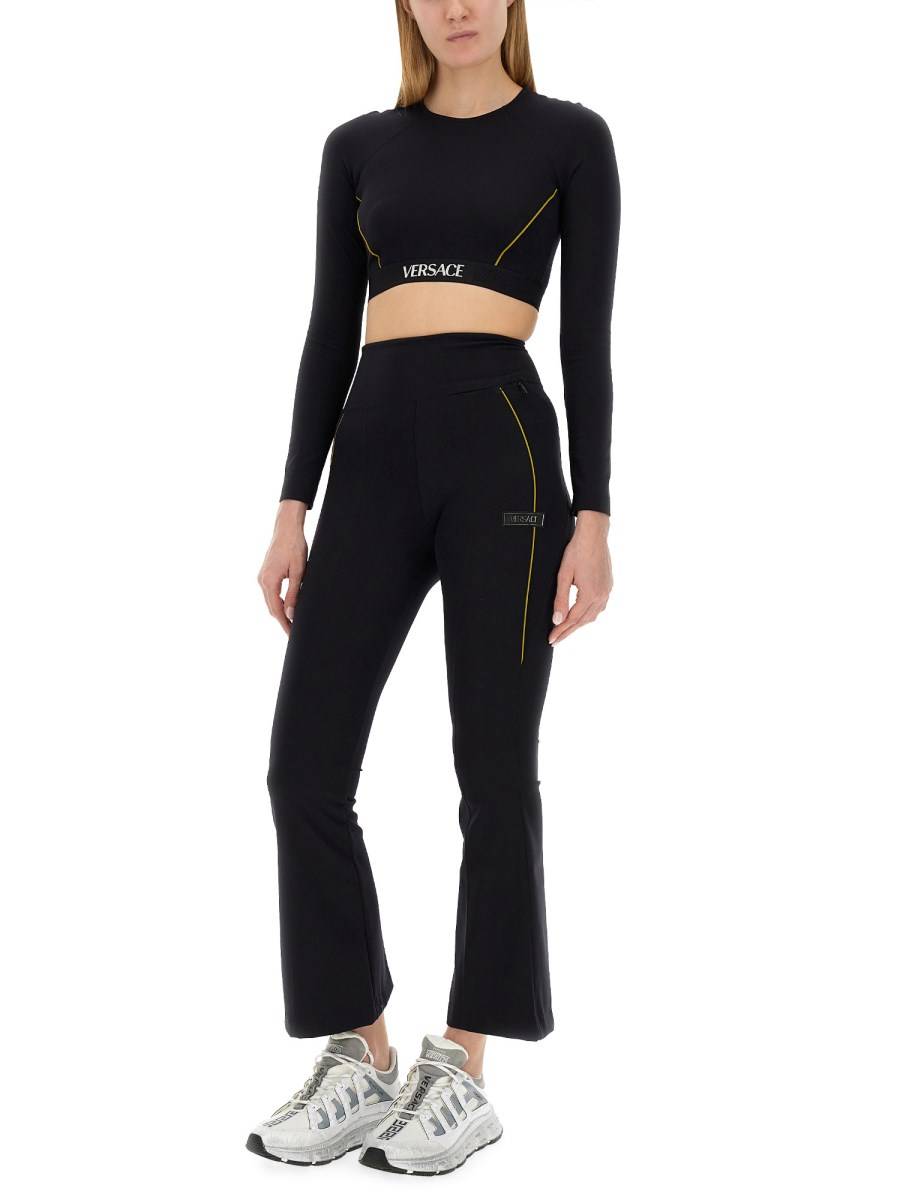 VERSACE PANTALONE CON LOGO