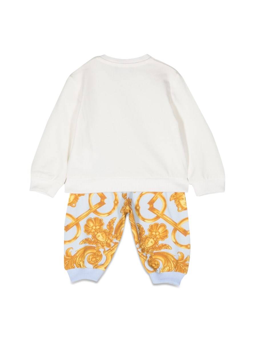 VERSACE SET FELPA GIROCOLLO E JOGGERS BAROCCO