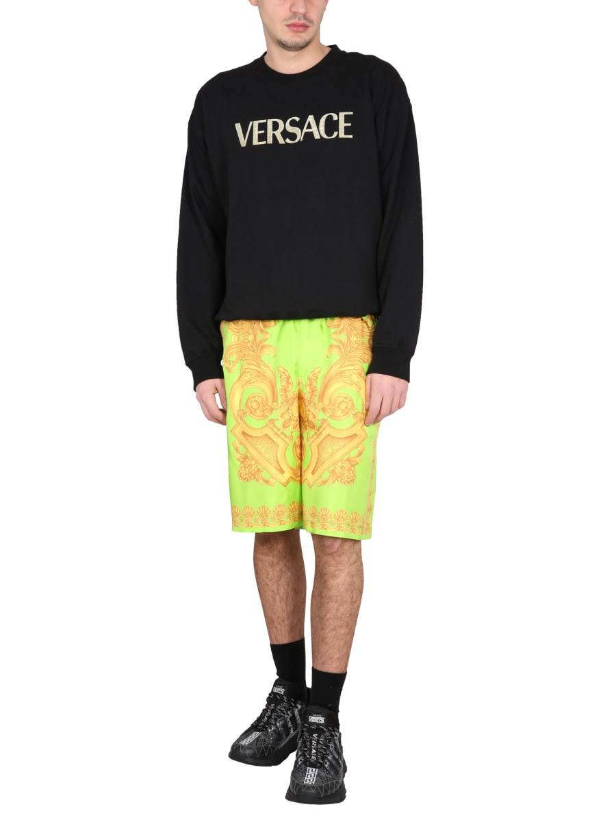 VERSACE SHORTS IN SETA BAROCCO 660