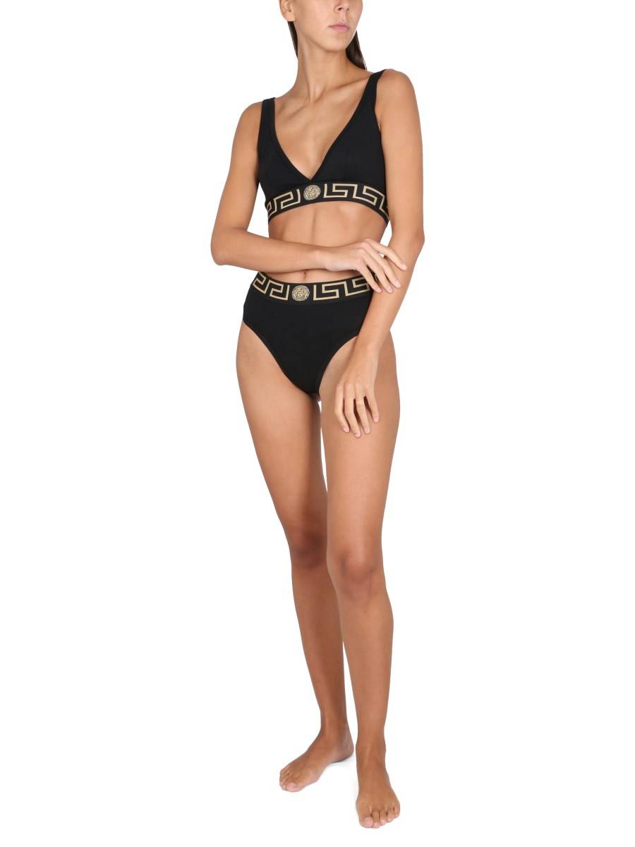 VERSACE SLIP IN COTONE CON GRECA
