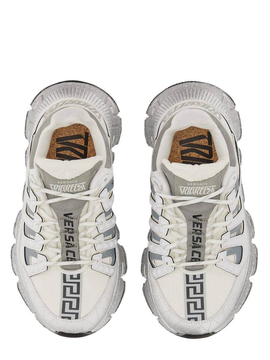 VERSACE SNEAKER TRIGRECA IN MIX DI MATERIALI