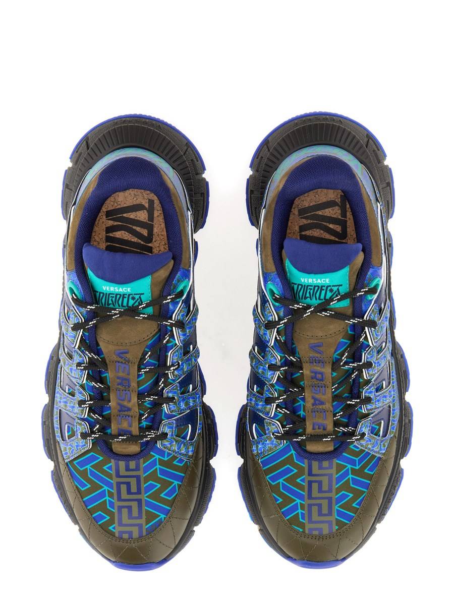 VERSACE SNEAKERS TRIGRECA IN PELLE