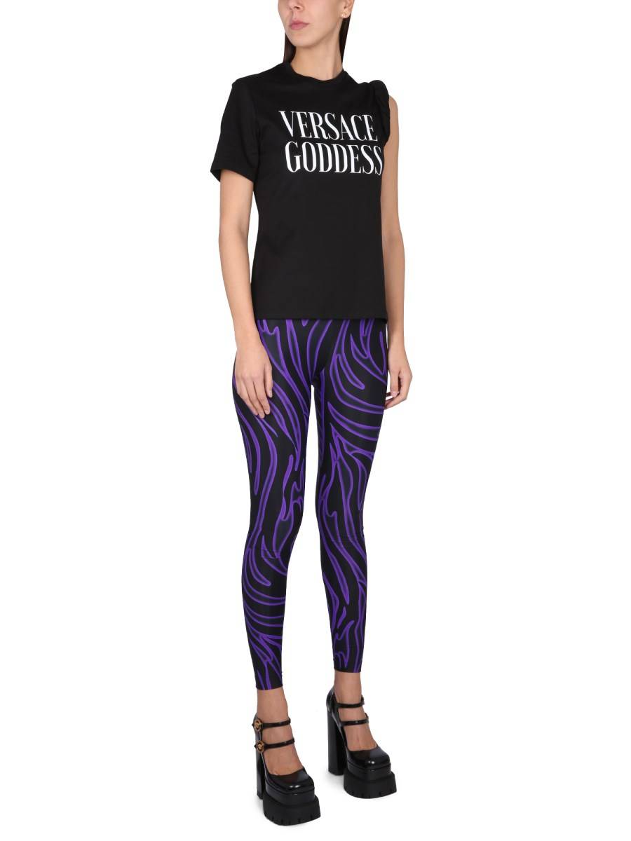 VERSACE T-SHIRT VERSACE GODDESS CON TORCHON
