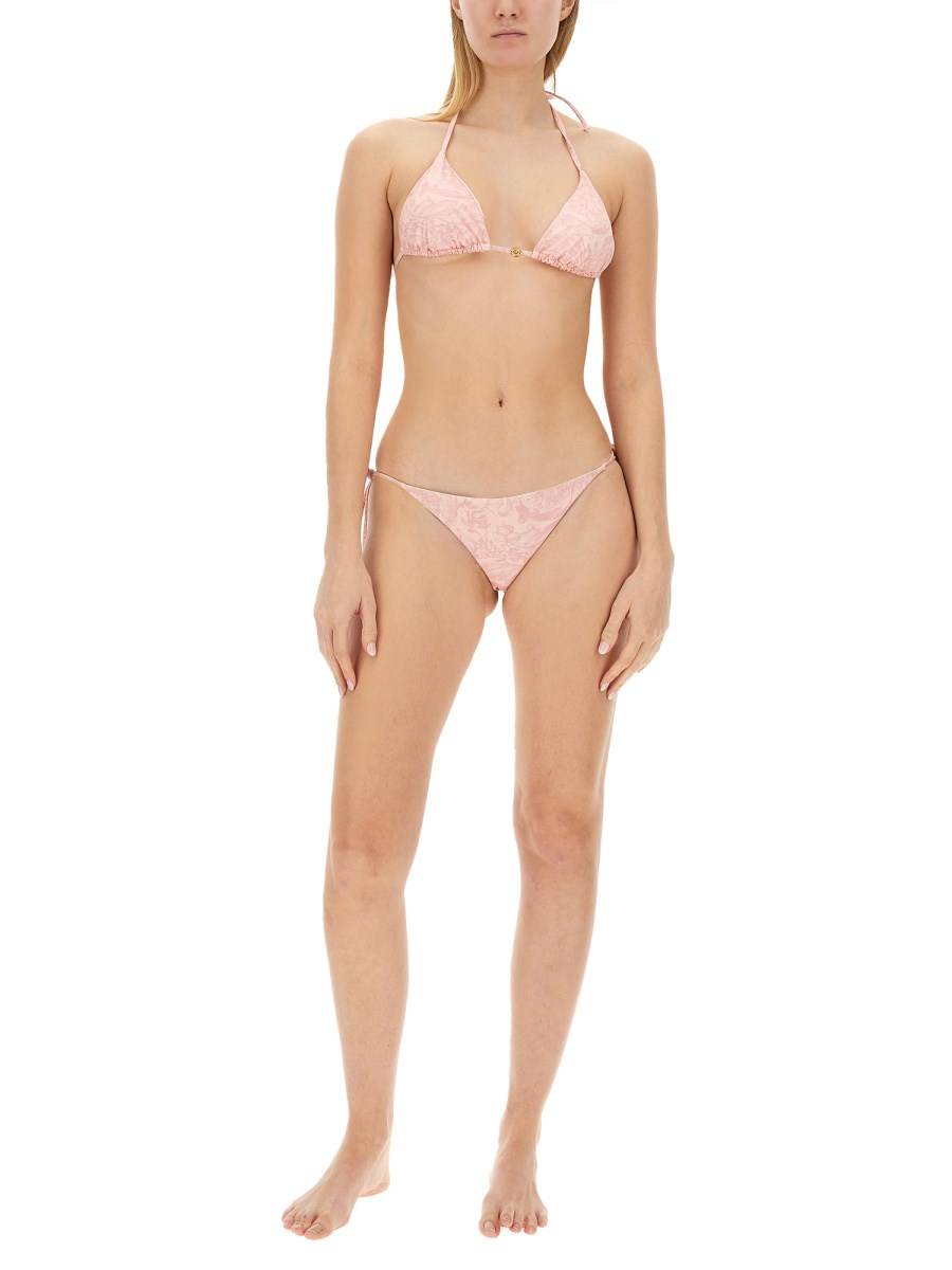 VERSACE TOP BIKINI CON STAMPA BAROCCO
