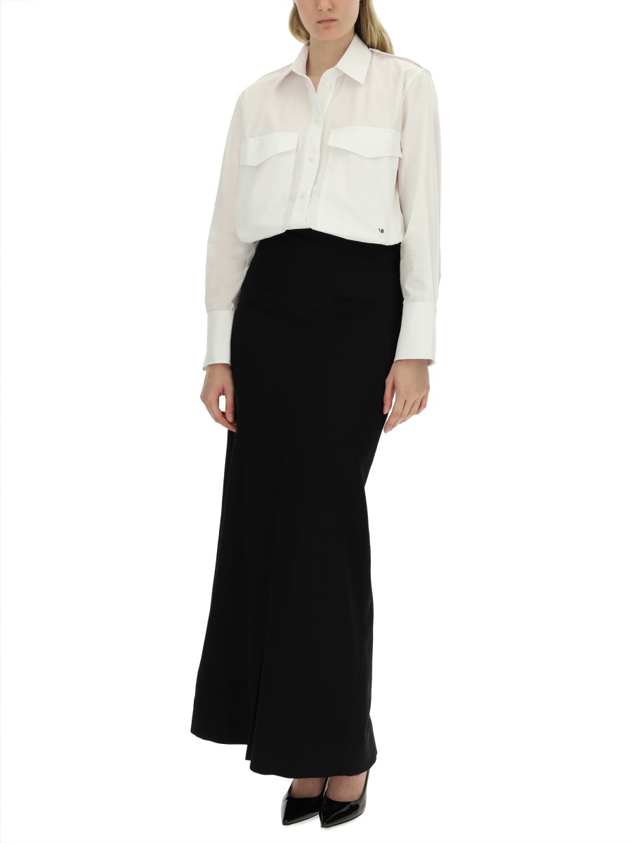 VICTORIA BECKHAM CAMICIA CON TASCA OVERSIZE