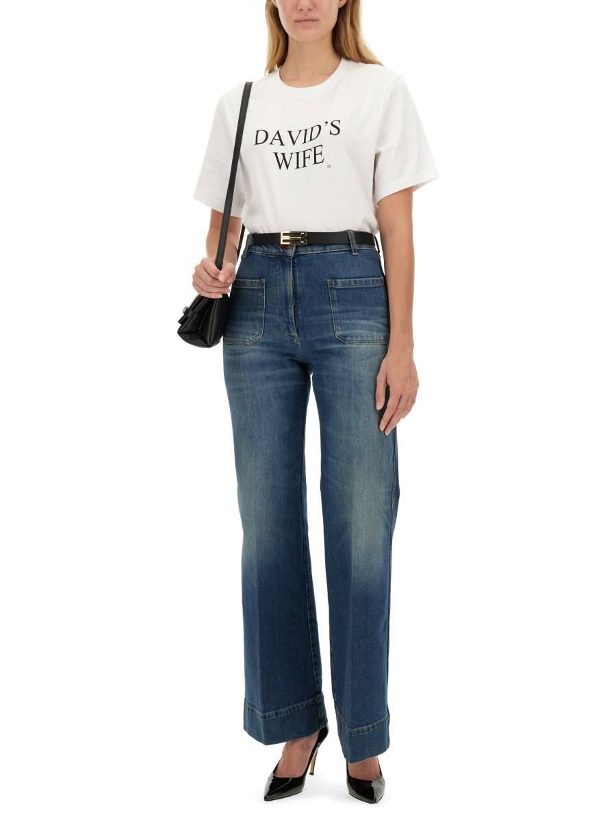 VICTORIA BECKHAM JEANS "ALINA" IN DENIM