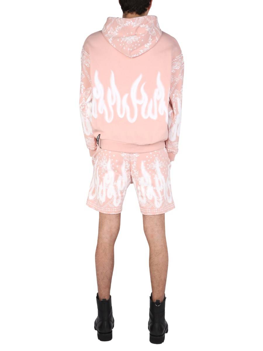 VISION OF SUPER FELPA IN COTONE CON MOTIVO PAISLEY