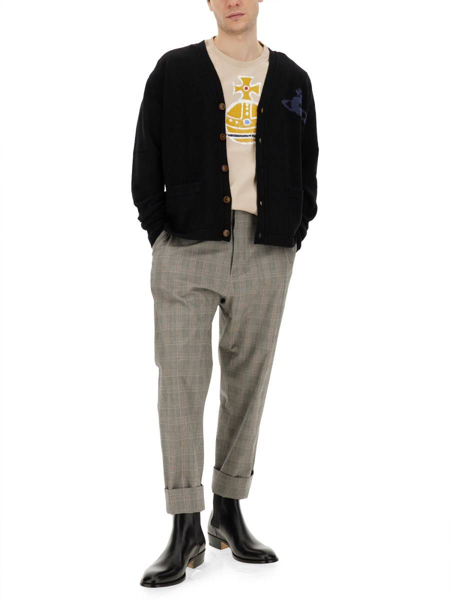 VIVIENNE WESTWOOD CARDIGAN "ALEX" IN LANA MERINO