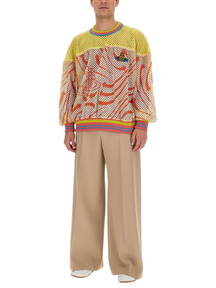 VIVIENNE WESTWOOD FELPA FRESH CON RICAMO ORB