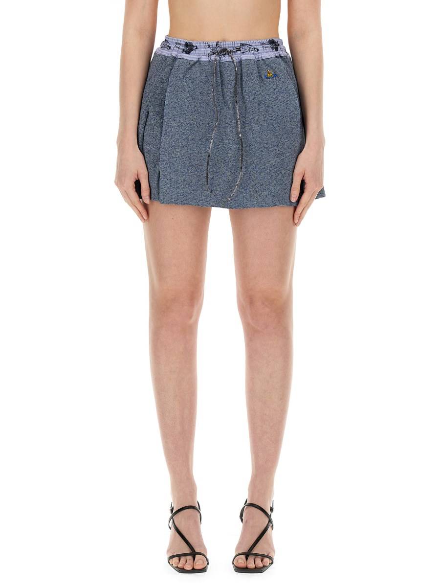 VIVIENNE WESTWOOD KILT BEA IN TWEED DI LINO