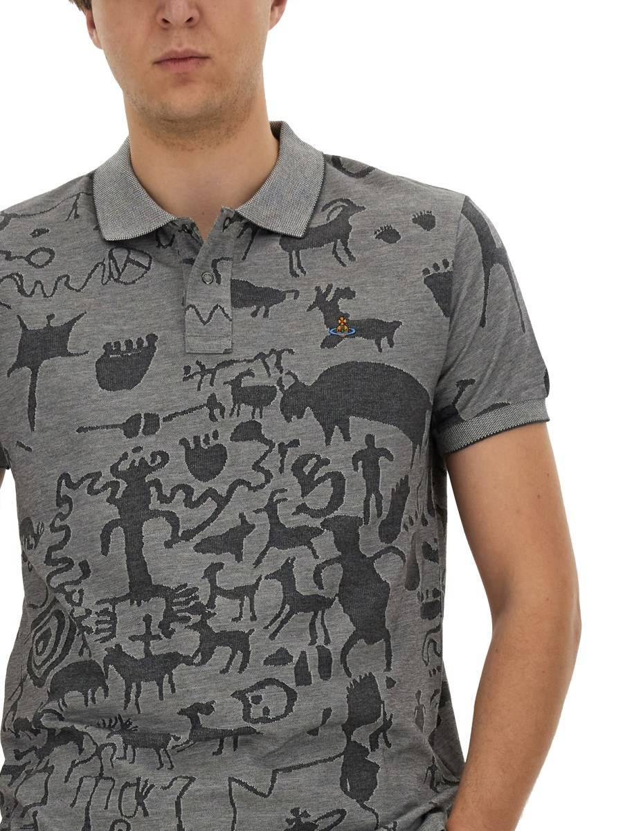 VIVIENNE WESTWOOD POLO IN COTONE