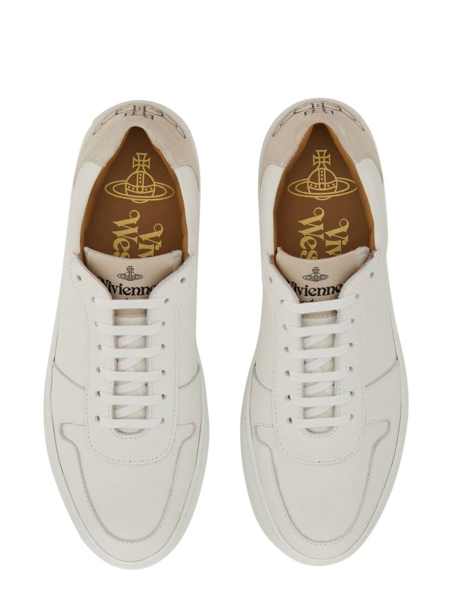 VIVIENNE WESTWOOD SNEAKER IN PELLE CON LOGO