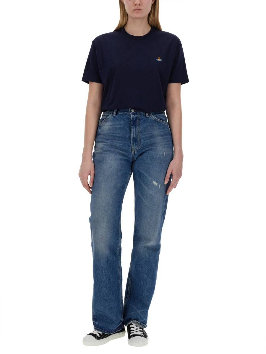 VIVIENNE WESTWOOD T-SHIRT CON LOGO