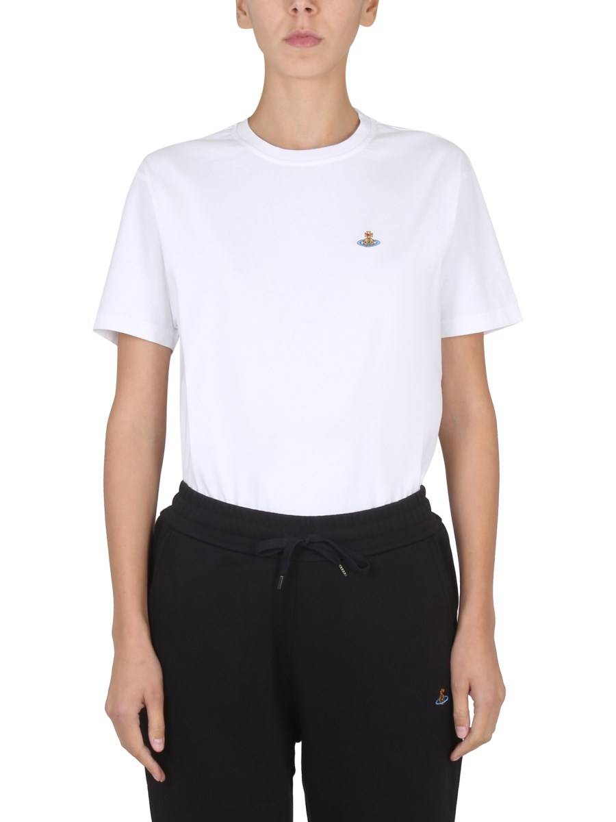 VIVIENNE WESTWOOD T-SHIRT ORB CON LOGO