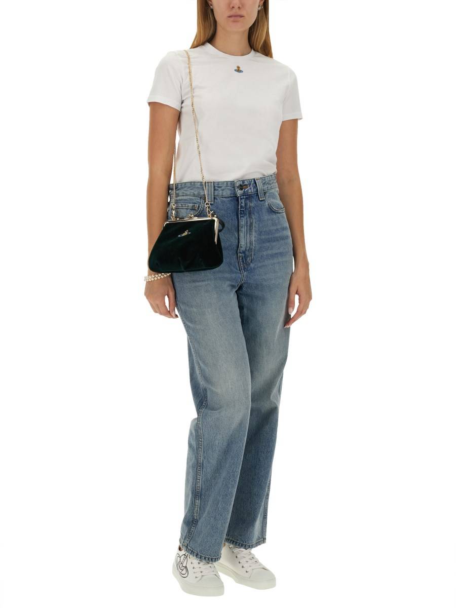 VIVIENNE WESTWOOD T-SHIRT ORB IN COTONE