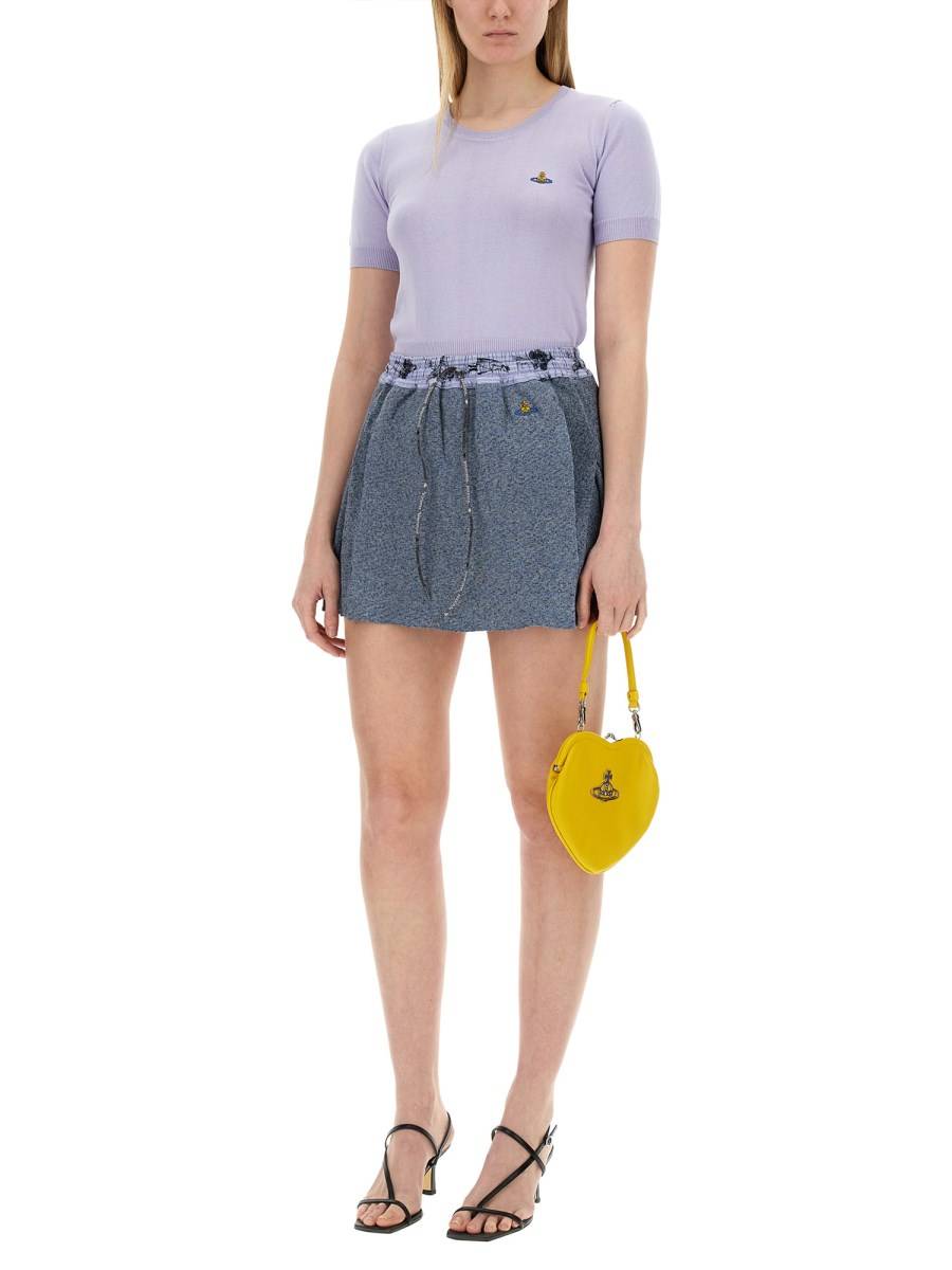 VIVIENNE WESTWOOD TOP "BEA" IN MAGLIA DI COTONE
