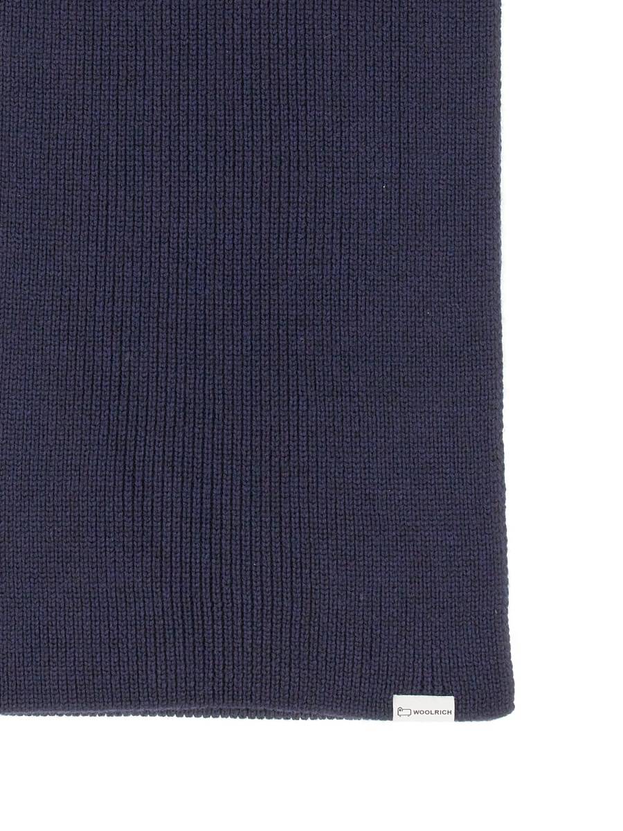WOOLRICH SCIARPA A COSTINE IN LANA MERINO