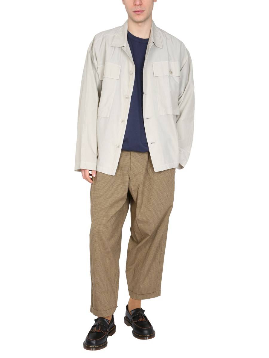 YMC CAMICIA MILITARY IN COTONE E SETA