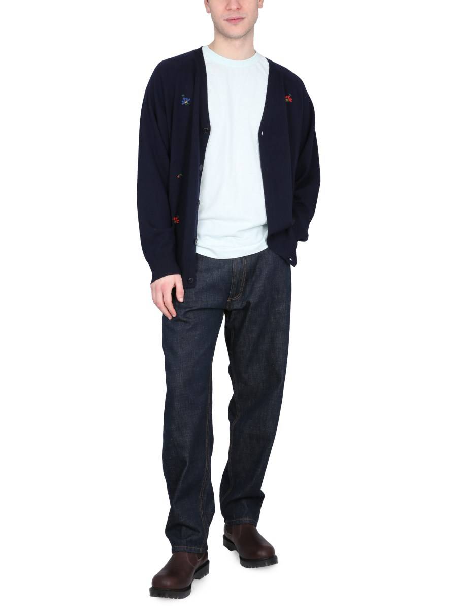 YMC T-SHIRT TELEVISION IN COTONE