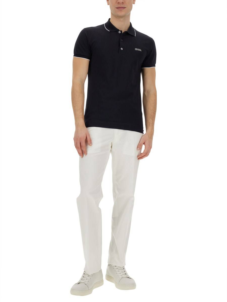 ZEGNA PANTALONE IN COTONE