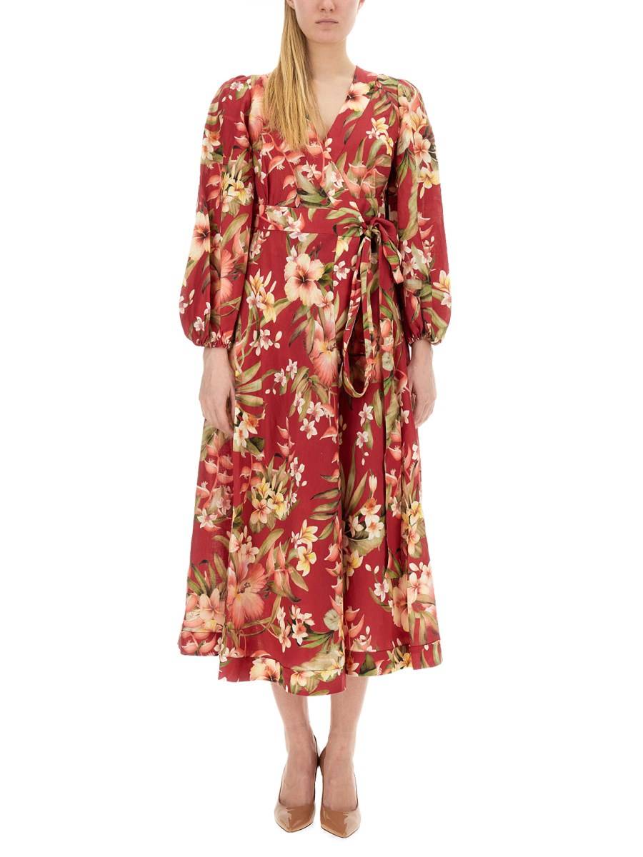 ZIMMERMANN ABITO CON MOTIVO FLOREALE