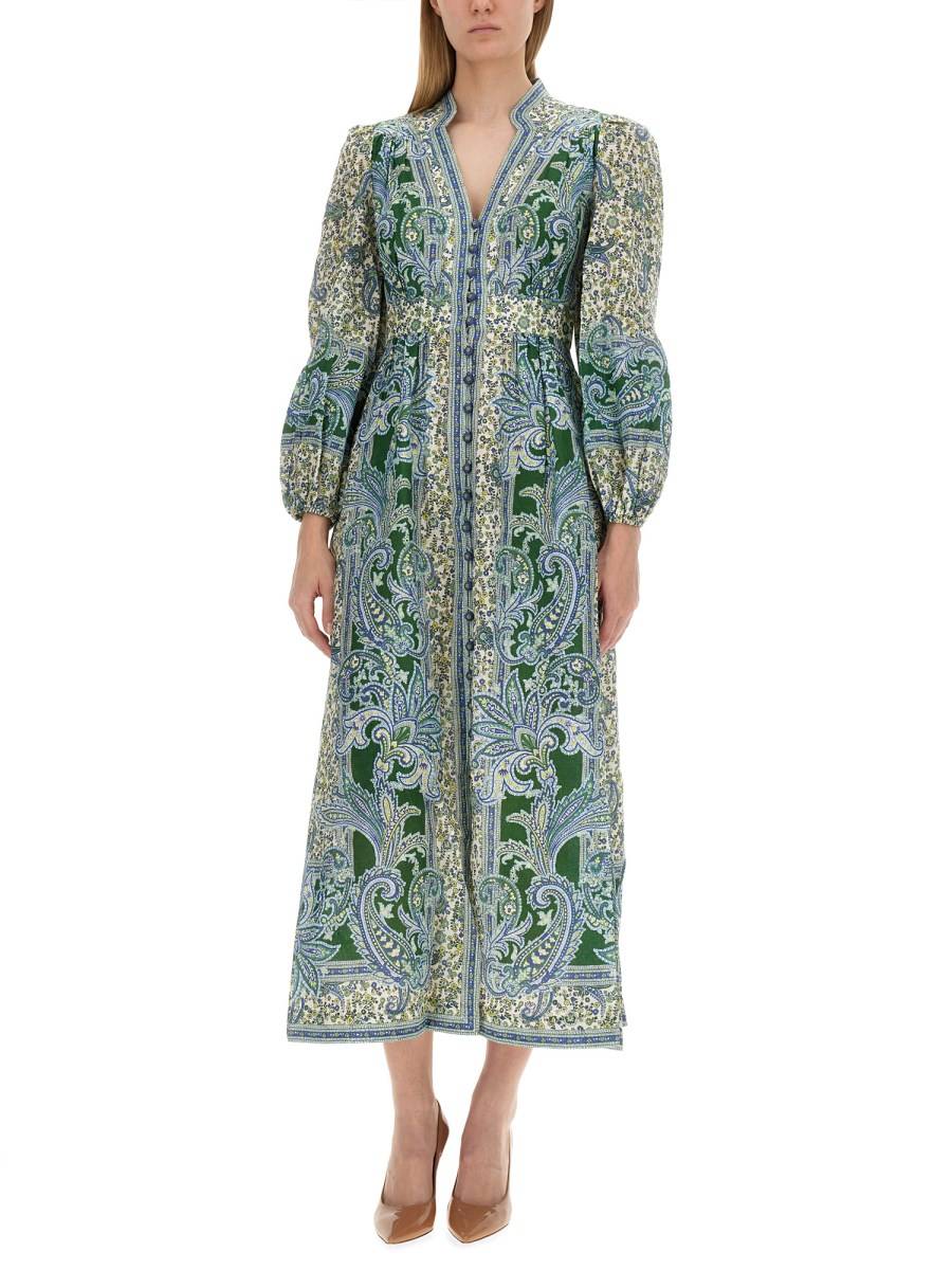 ZIMMERMANN ABITO MINI IN LINO