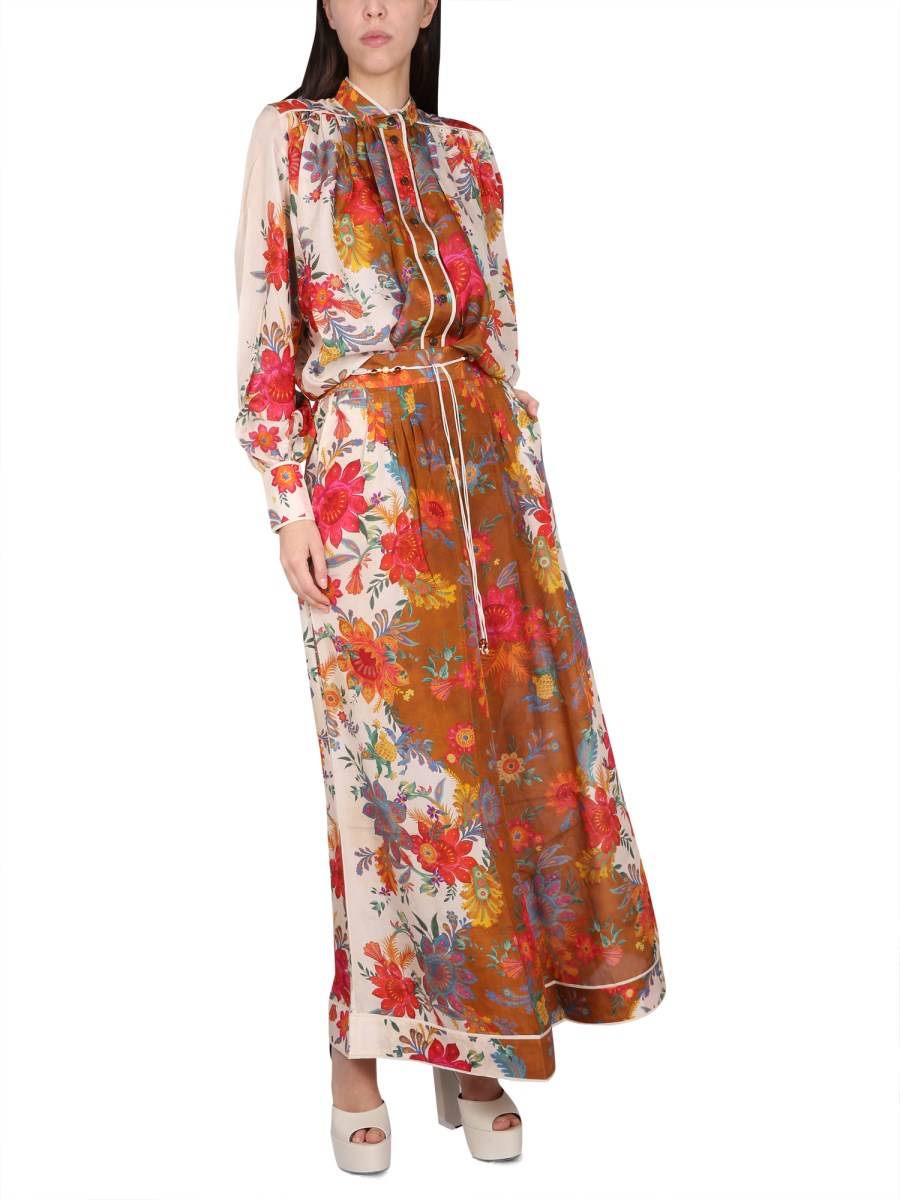 ZIMMERMANN BLUSA GINGER IN SETA
