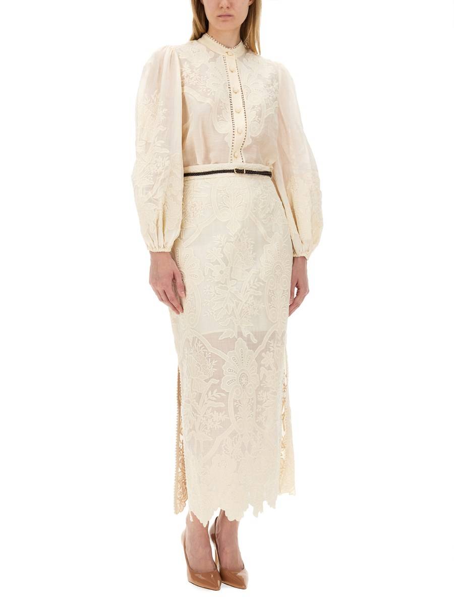 ZIMMERMANN CAMICIA OTTIE IN LINO