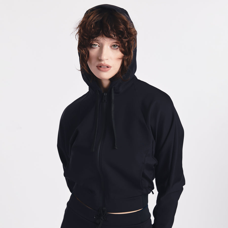 Premiata Felpa In Cotone E Nylon Con Cappuccio PR317100