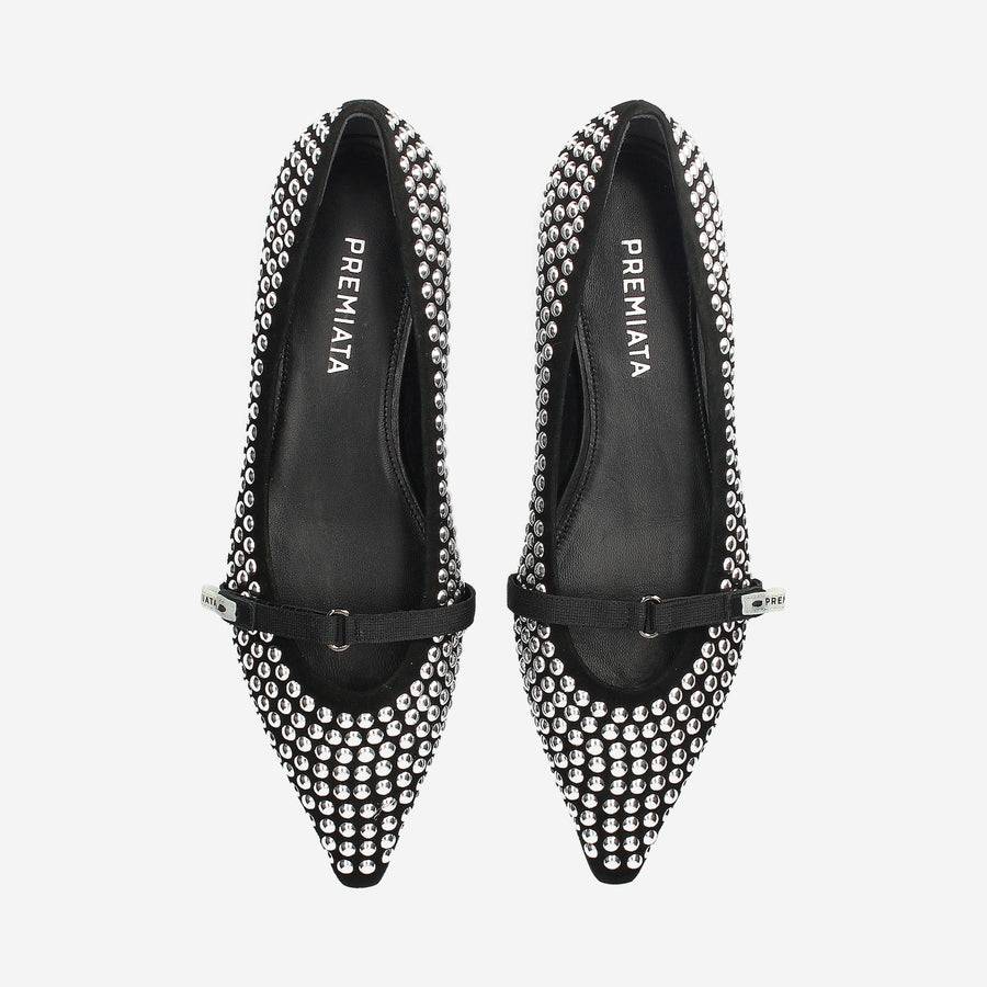 Premiata Ballerina In Camoscio Roxy M6723A