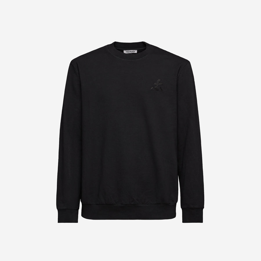 Premiata Felpa in cotone con logo PR350100
