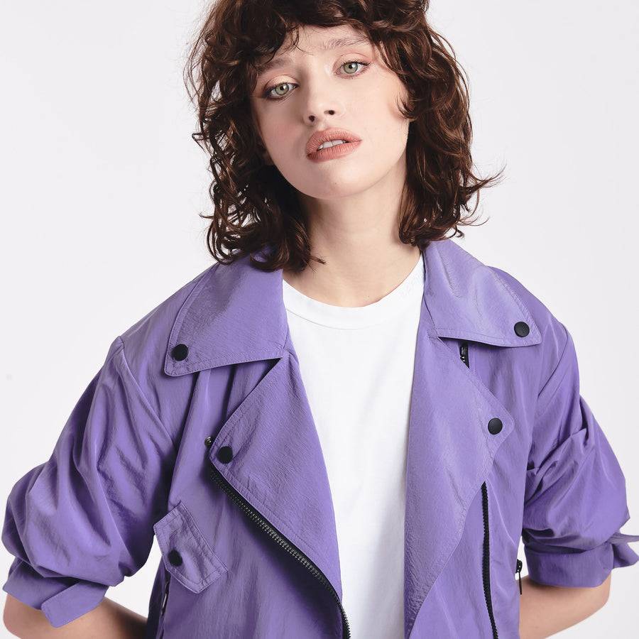 Premiata Giacca Biker In Nylon PR304516