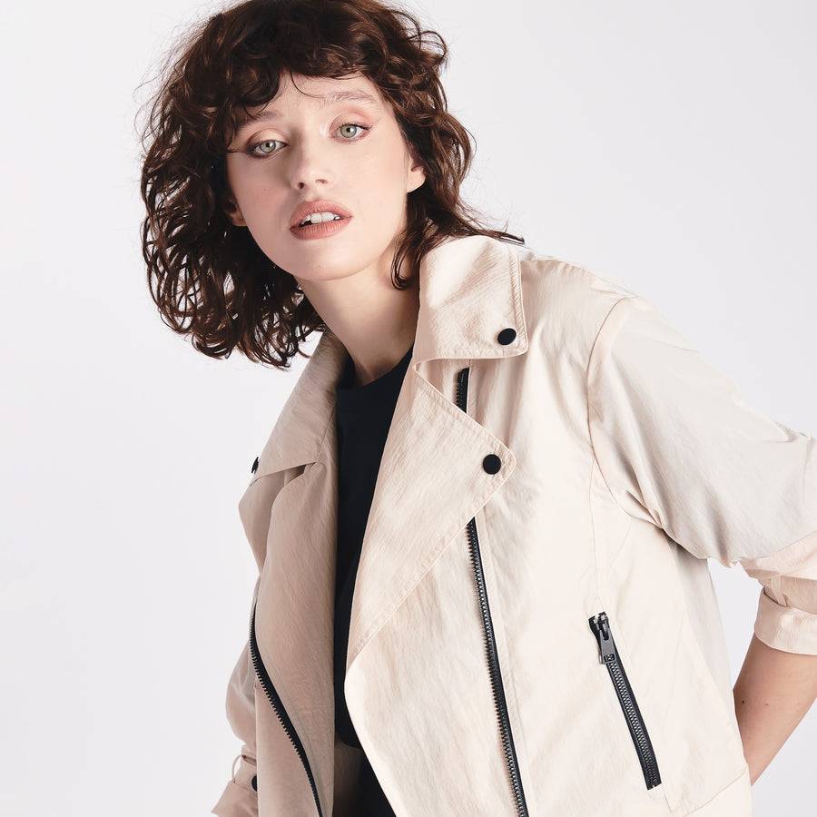 Premiata Giacca Biker In Nylon PR304705