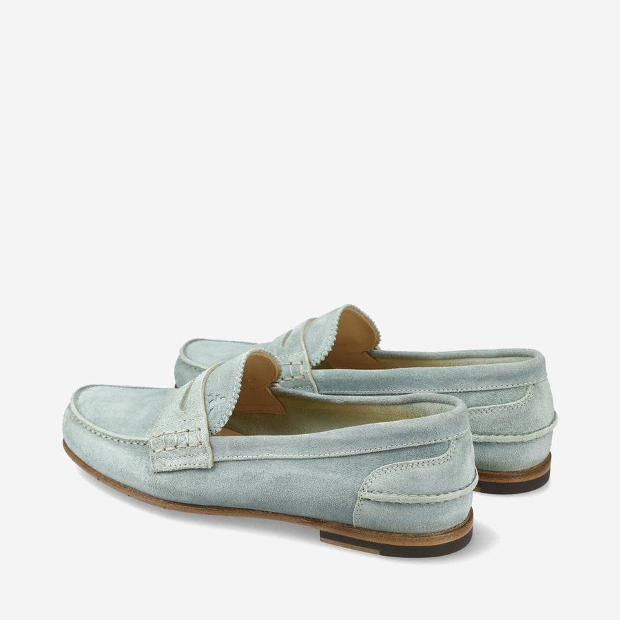 Premiata Mocassini M6780A In Suede Alga