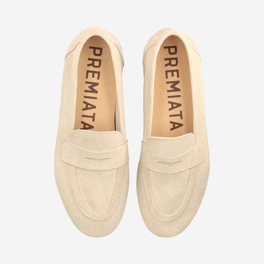 Premiata Mocassini M6781B In Suede Cappuccino