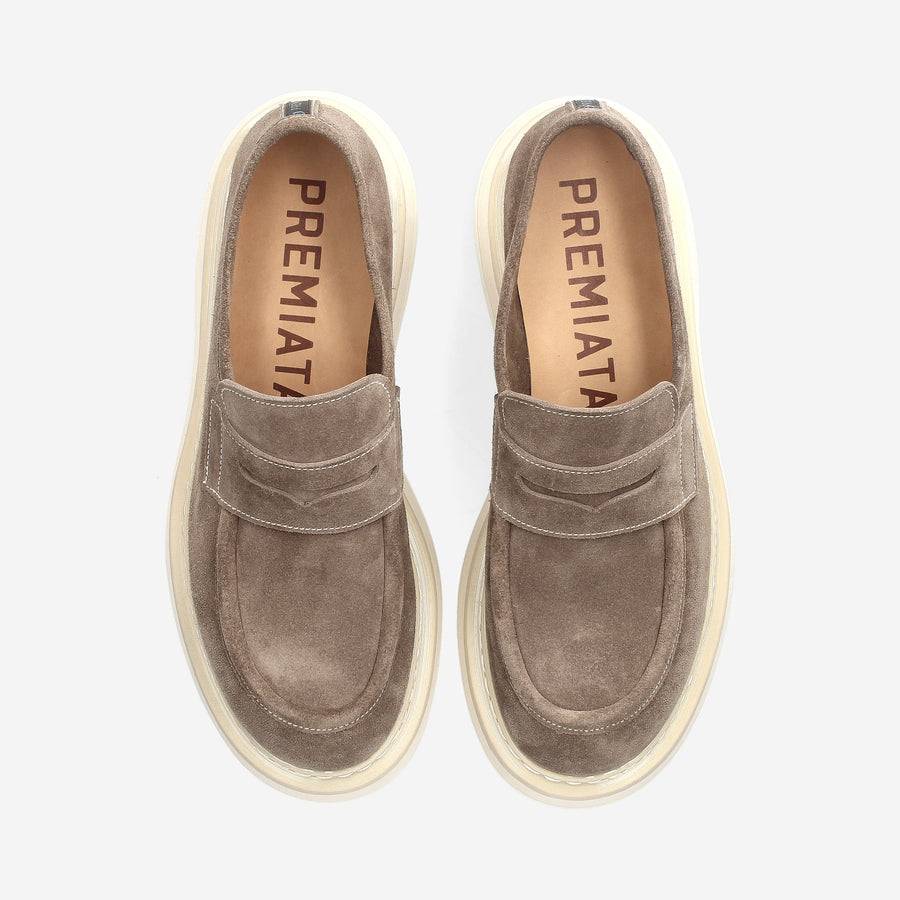 Premiata Mocassini Over Cal 32161A In Camoscio