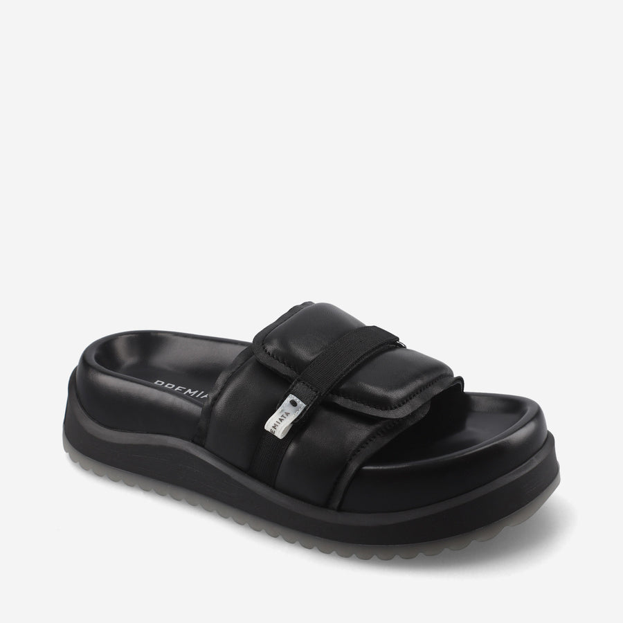 Premiata Sandali Bassi In Nappa Imbottita M6697C