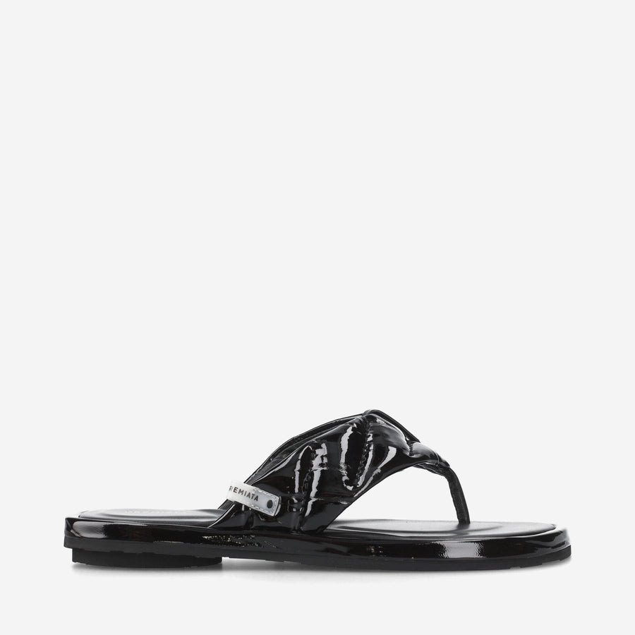 Premiata Sandali infradito M6654B in nappa imbottita