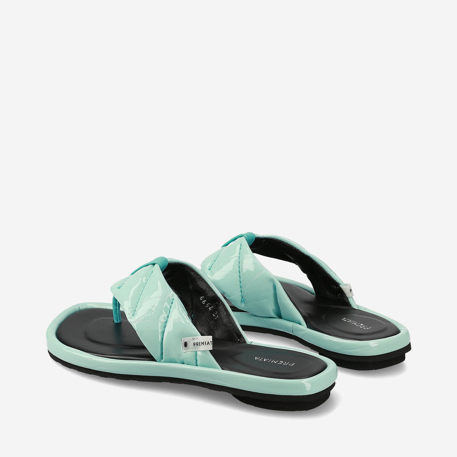 Premiata Sandali Infradito M6654H In Nappa Imbottita