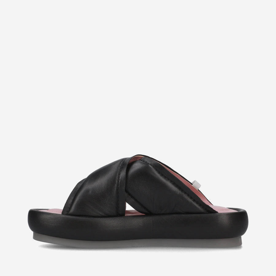 Premiata Sandali Soft M6726A Con Zeppa In Nappa Imbottita