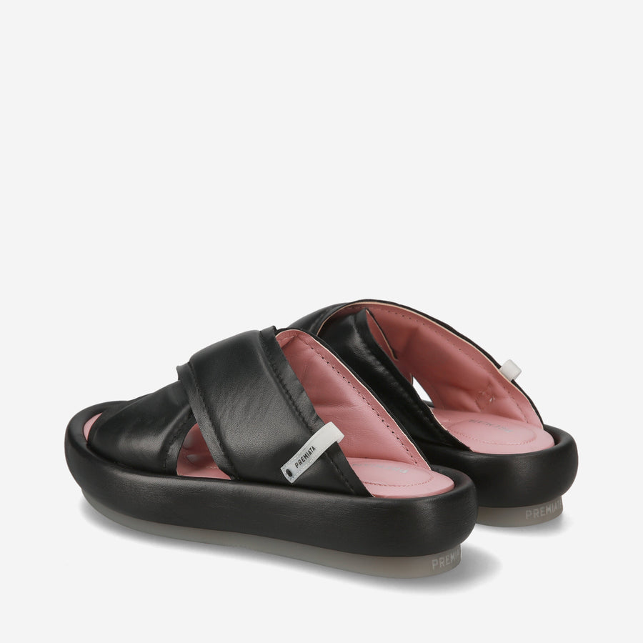 Premiata Sandali Soft M6726A Con Zeppa In Nappa Imbottita