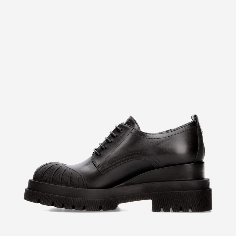 Premiata Scarpe Stringate M6565A In Pelle Spazzolata